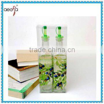 High quality decorative kitchen oil and vinegar bottles