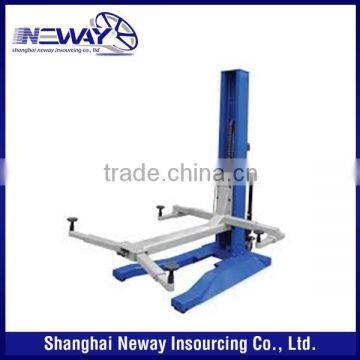 hot sale settled/movable single post hydraulic lift for sale