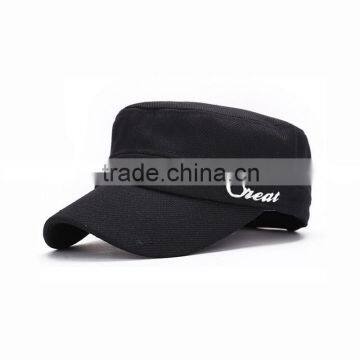 Wholesale High Quality Black Military Cadet Peaked Caps Hats