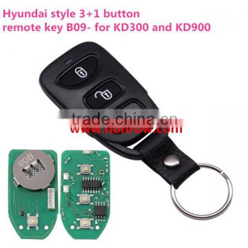 New arrival Hyundai style 3+1 button copy remote key master for KD300 and KD900 to produce any model remote