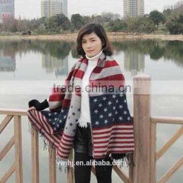 new design factory direct Hot selling Embroidered fur lace shawl pashmina