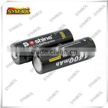 rechargeable 18500 battery 3.7v 1400mah li ion battery