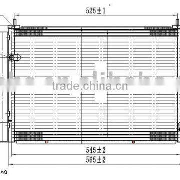 auto condenser for toyota (HBS-P0285)