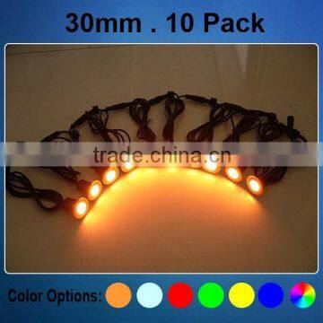 DIY Easy Installation RGB Colour Changing Outdoor Recessed Mini LED Plinth Light