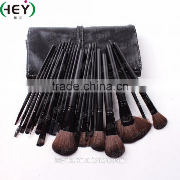 Best Seller Wood Handle 21-Piece Pro Makeup Brush Set With Pouch