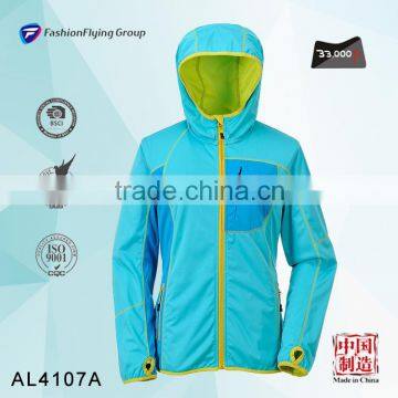 woman softshell knitted garment(AL4107A)