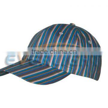 children strip cap/100% cotton baseball cap