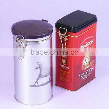 High quality tea tin can