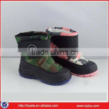 Popular selling kids buckle snow boots in TPR shell