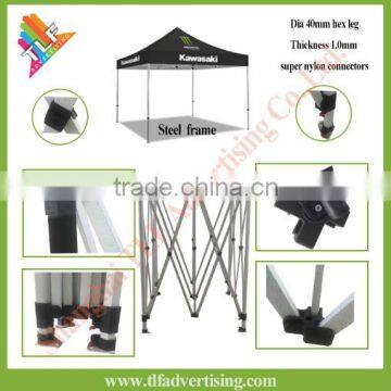 Outdoor Hexagonal Aluminum Frame 4x4 pop up canopy