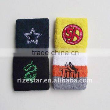 customized embroidery sweatbands,wristband