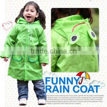 Novely kids raincoat/children raincoat