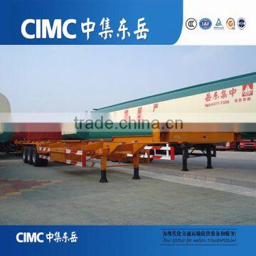 China CIMC 2 Axle Chassis Semi Trailer Container Transport Truck Trailer photo-5