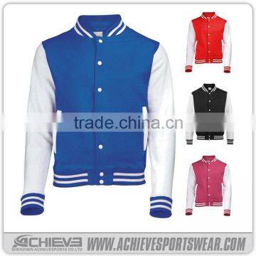 multicolor optional lady jacket, custom design varsity jacket