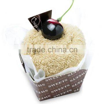Chocolate Cherry Sponge Cake Towel photo-6