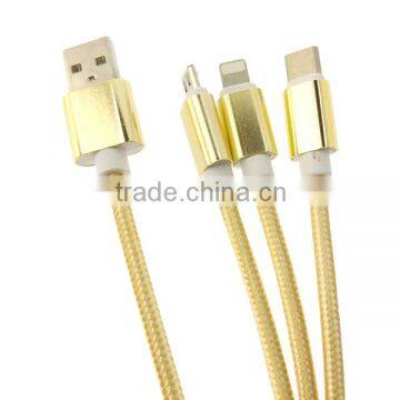Hi-speed TPE/Nylon Braided USB Cable USB 3.1 Type C Cable photo-2