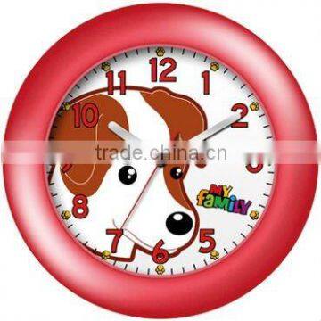 The customized plastic decorative wall clock