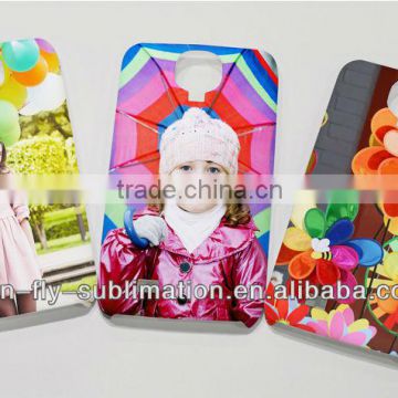 3D sublimation phone case for SAMSANG S4 Top quality 3D sublimation BLANK case 3D sublimation BLANK phone cover OEM