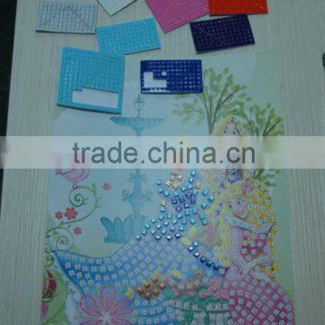 2015 new toys printing sticker EVA Mosaic