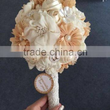 2015 LATEST ARRIVAL Artificial Flowers Fine Design bear wedding bouquet