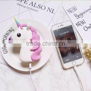 Universal Portable Charger External Battery 2600mA Unicorn Power Bank for iPhone and Android