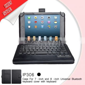 Factory price universal bluetooth keyboar case for all 7 to 8 inch tablet with keyboard