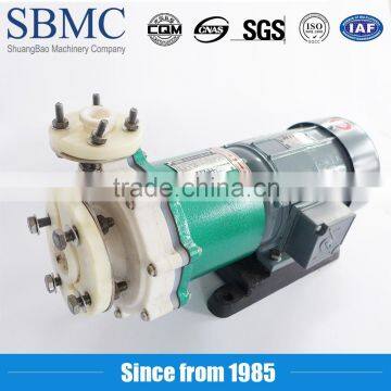 Low pressure magnetic pump for acid