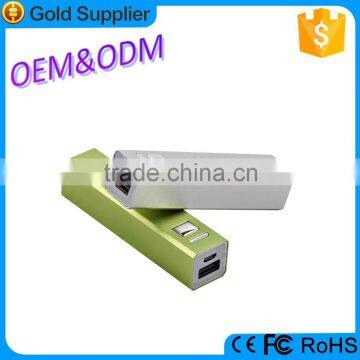 High quality products bulk usb charger 2600mah metal power bank