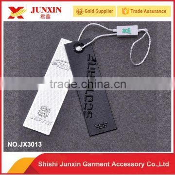 Wholesale Jeans paper swing hang tag for clothing