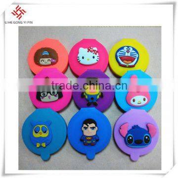 Silicone small cosmetic mirror, vanity cosmetic mirror