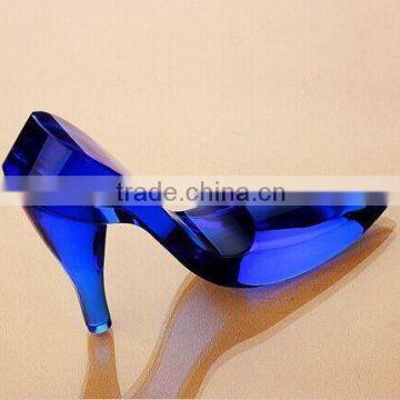 Beautiful Crystal Carving Shoe for Crystal Carved Wedding Decoration Gift photo-2