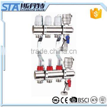 ART.5007 2015 Hot Sell, 100% Quality Guranteed, China Manufacturer Brass Water Manifold in Floor Heating Plumbing System Parts photo-3