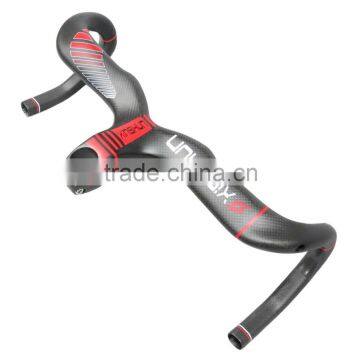2016 Mountain Bikes Carbon Handlebar Mtb Road Bike Accessories Bicycle Parts Grips With Stem Xinshun Brands BH2321 photo-3