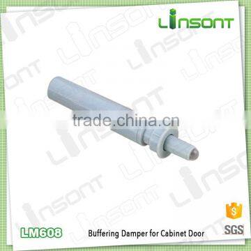 Durable plastic soft close damper for cabinet door furniture accessories