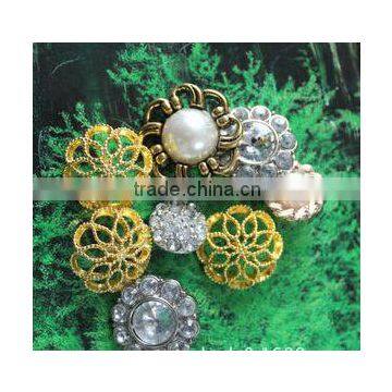 factory wholesale flat back rhinestone buttons