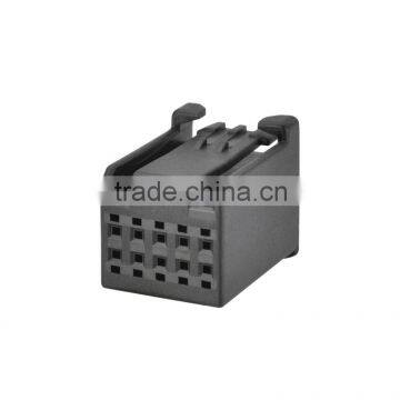 10P black male terminal connector