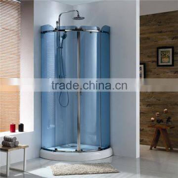 Shining aluminium frame glass shower room