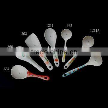 melamine kitchen tools -- rice spoon and soup spoon