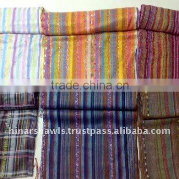 Viscose Stripe Scarves