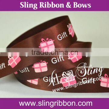 Custom Printed Ribbon, Wholesale 7/8" Satin Ribbon