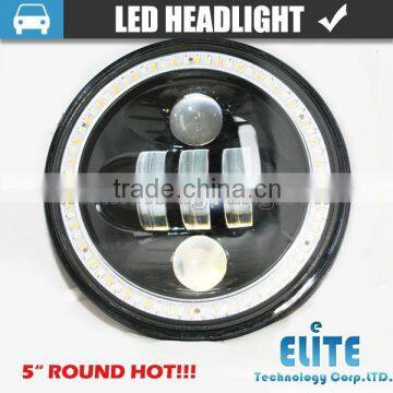 5inch LED Headlight 5 inch Round Headlight for offroad 5" LED High Low Beam Headlamp for Jeep Wrangler