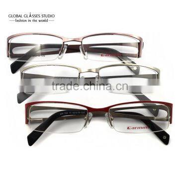 New Design Wholesale Modern Stainless Steel Name Brand Carmim Men/women Eyewear Glasses Optical Eyeglasses Frame AW102 photo-5