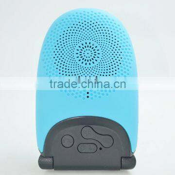 2016 newest design OEM powered wireless bluetooth small mini radio speakers with answer phone call