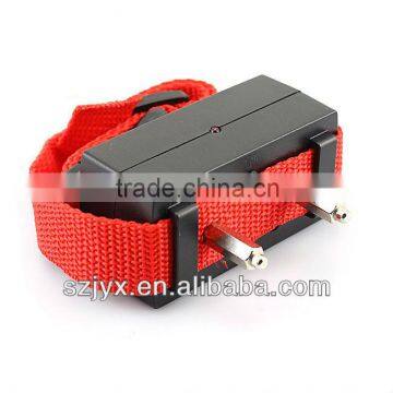 Dog Bark Stop Collar In Red Nylon