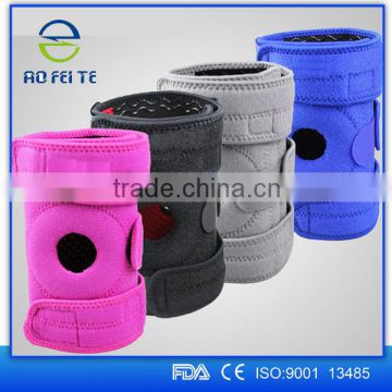 alibaba express knee support belt patella band with double pull Spring Material knee bracers for knee Pain Relief