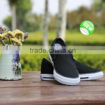 black casual canvas shoes factory