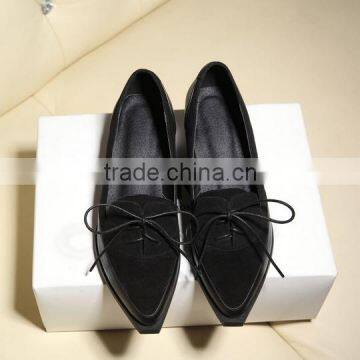 2015 New Fashion Women Retro Flat Shoes British Retro Lofter Lady Martin Lace-up Dress Shoes CP6685