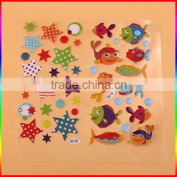 Custom cartoon kid epoxy Sticker , clear epoxy resin sticker, Dome Stickers