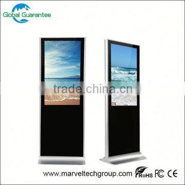 Floor standing 32 inch usb cf/sd card floor standing digital signage with global guarantee