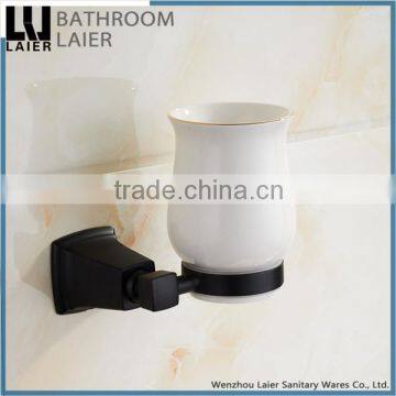 China Supplier Zinc Alloy ORB Finishing Bathroom Accessories Wall Mounted Tumbler Holder